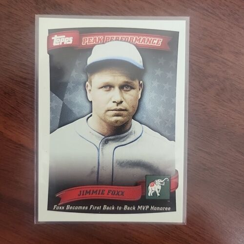2010 Topps Peak Performance #PP-21 Jimmie Foxx Philadelphia Athletics HOF