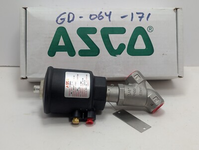 ASCO 8290B048 Solenoid Valve Stainless Steel Air-Operated 3/4'' NEW, Open Box USA
