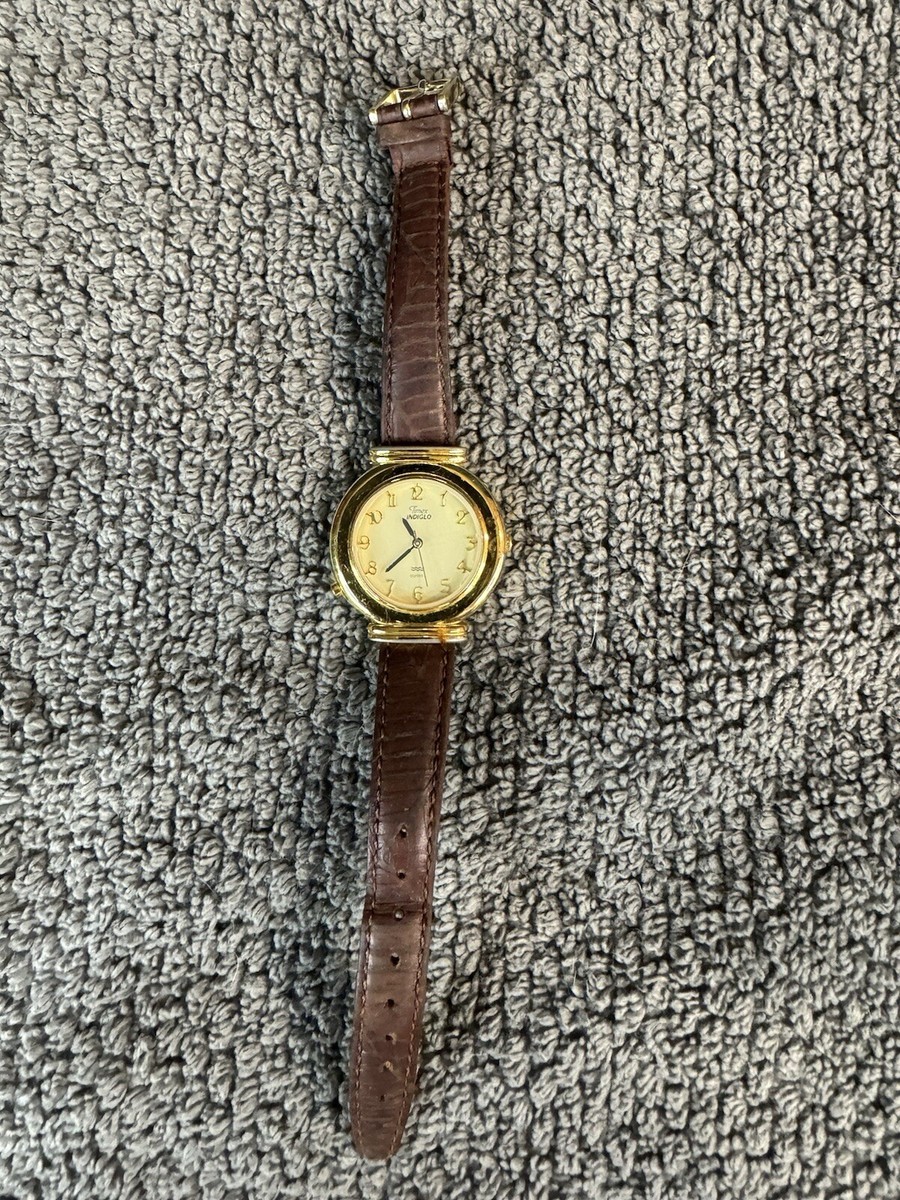 Vintage Womens Watch Lot 5pc Timex Indiglo Leather Bracelet Gold Silver As Is s-l400.jpg main image 4