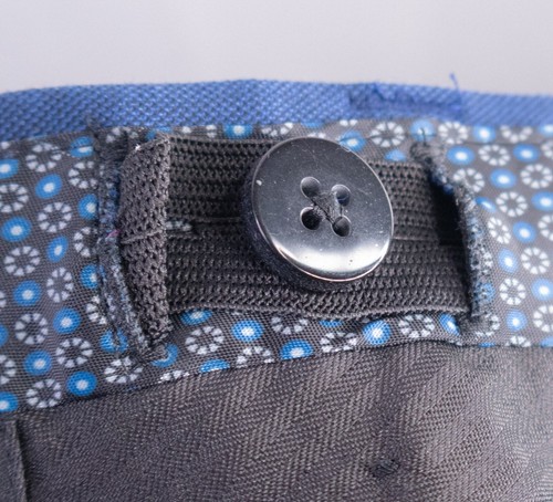 Ralph Lauren 2-Pcs Suit Solid Blue Jacket Blazer Sz 8 Boys Pants 26X19.5 EUC - Picture 18 of 19
