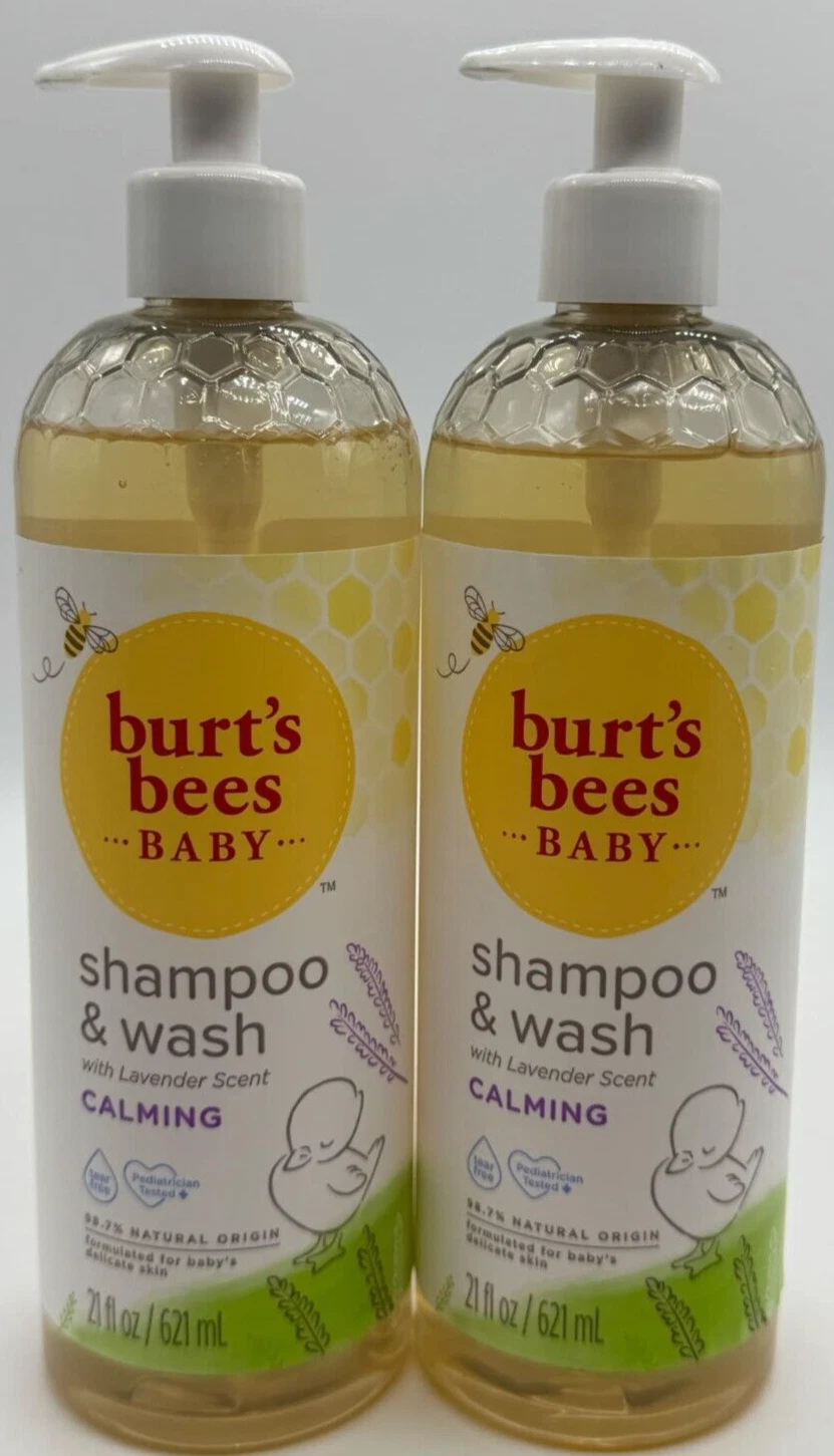 2PK Burts Bees Baby Shampoo & Wash W Lavender Scent Calming ~ 21 FL OZ EA ~ NEW
Opens in a new windo