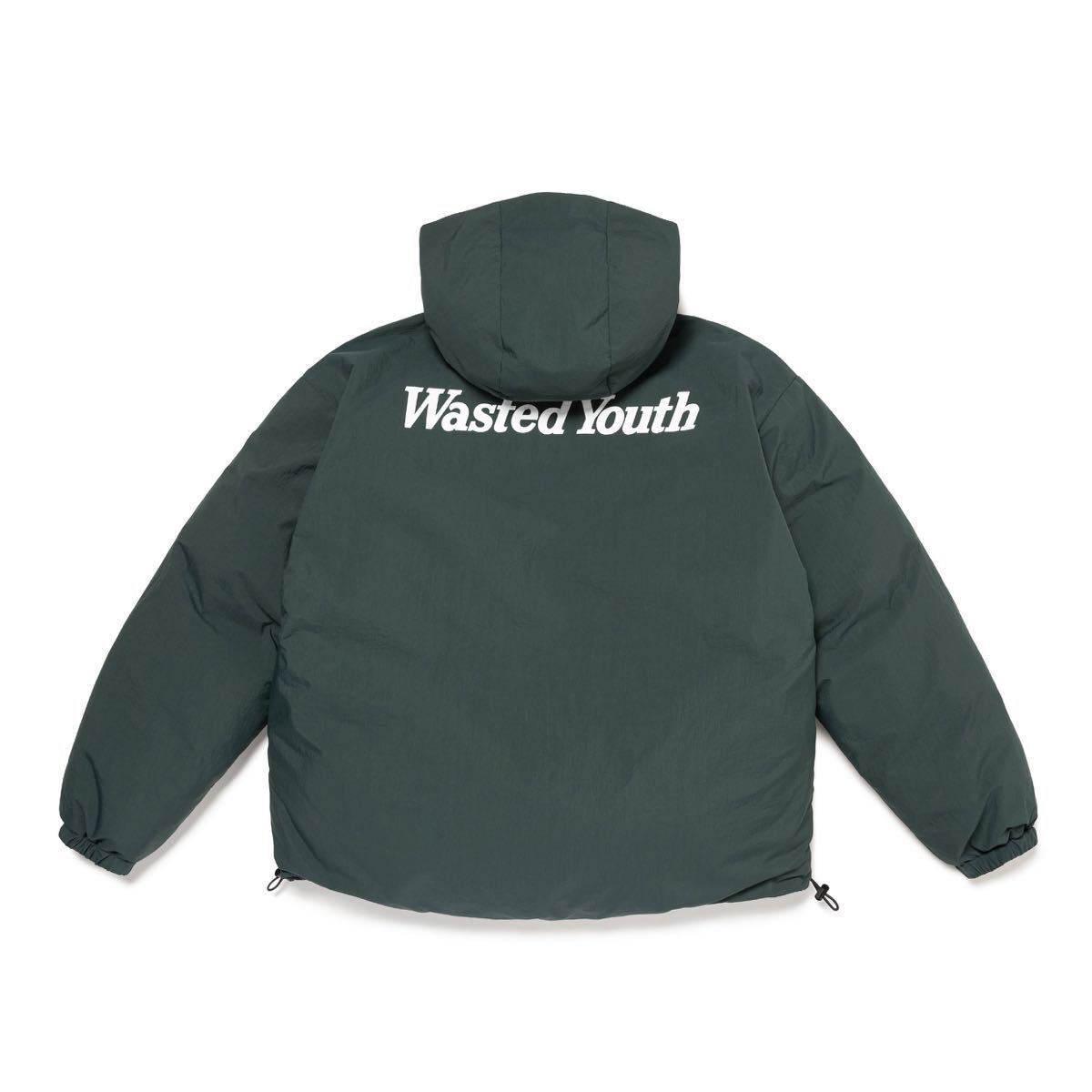 WASTED YOUTH MILITALY COAT M REVERSIBLE PADDED HOOD JACKET | eBay