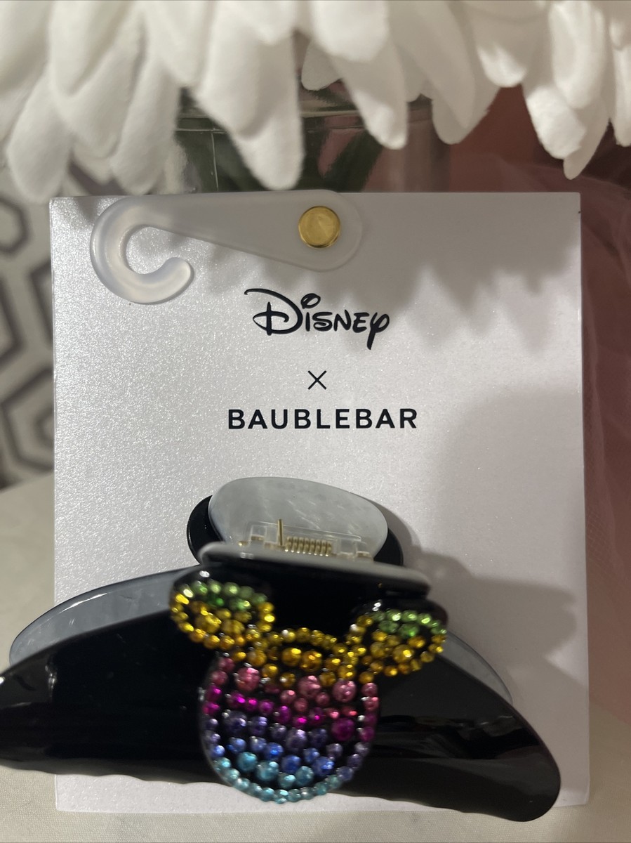 Disney X Baublebar Rainbow Crystal Mickey Claw Hair Clip | eBay display picture 2