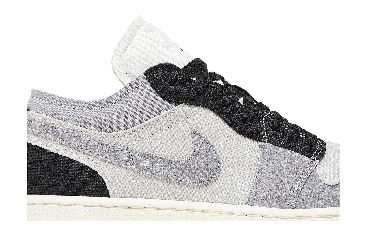 JORDAN 1 LOW SE CRFT グレー/ブラック DZ4135-002 Air Jordan 1 Low Craft Cement Grey DZ4135-002 Release