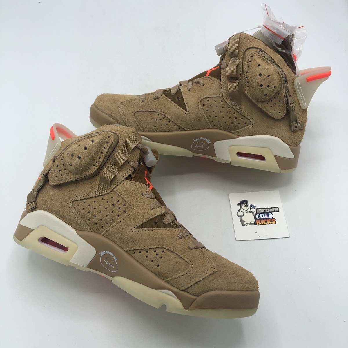 Size 5.5 - Jordan 6 Retro x Travis Scott Mid British Khaki for