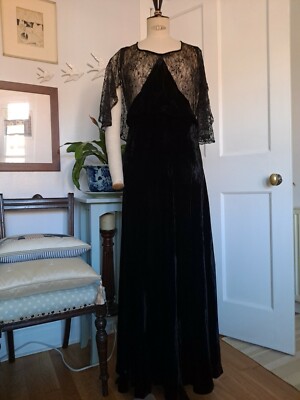 1930s evening dresses uk 1930s Evening Dress, Art Deco Gown, Party Dress