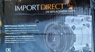 Import Direct A/C Compressor- New 68465
