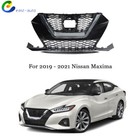 W/ Chrome Trim Assembly Front Bumper Grille For Nissan Maxima 4-Door 2019-2021
