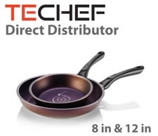 TeChef - Art Pan 8" and 12" Frying Pan Set
