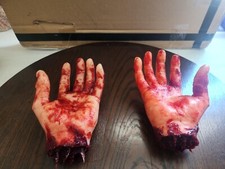 Bloody Severed Hand Halloween Prop