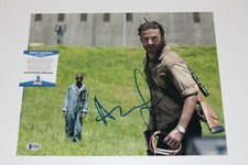 ANDREW LINCOLN SIGNED 11x14 PHOTO BECKETT BAS COA 2 THE WALKING DEAD RICK GRIMES