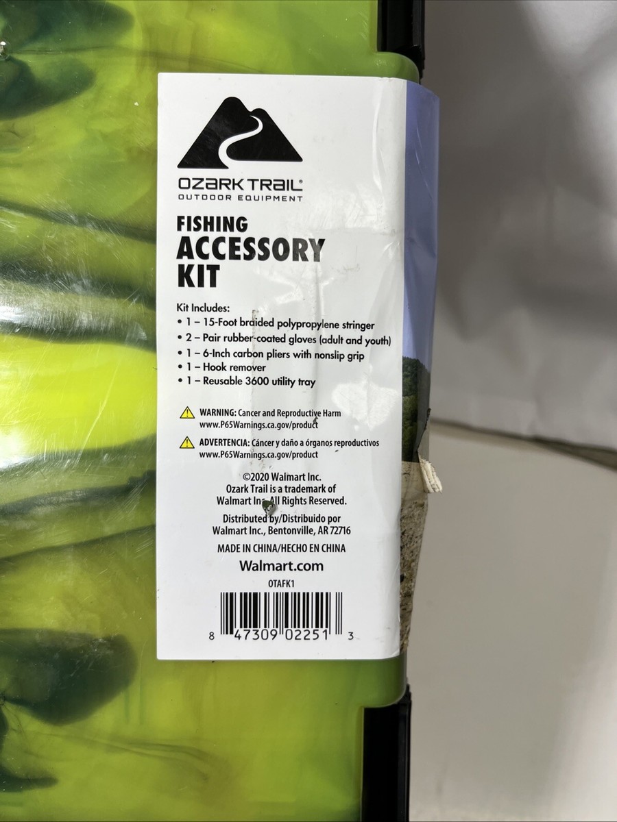 Ozark Trail Fishing Accessory Kit Pieces New W/ beginners, quick