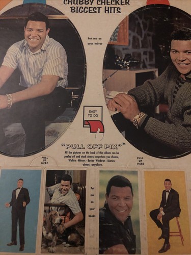 Chubby Checker Biggest Hits W/pull off pictures Album cover 1962 Parkway Record - Picture 3 of 7