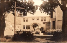 German Summer School near Bristol Inn Hotel Vermont VT 1930s RPPC Postcard Photo