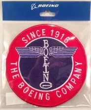 Early Boeing Logo 4" Embroidered Patch PAT-0139