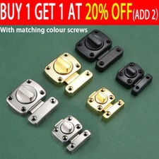 Bathroom Door Toilet Turn Rotate Twist Bolt Privacy Catch Latch Lock Alloy UK