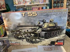 1/35 MiniArt 37092 T-55 Czech Prod. W/KMT-5M Mine Roller