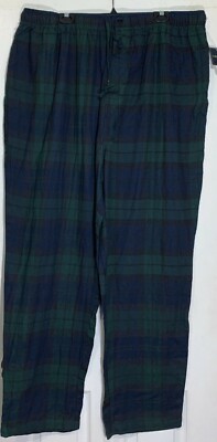 New Harbor Bay Men leisure pants 5XL flannel plaids Pajamas/lounge cotton pants