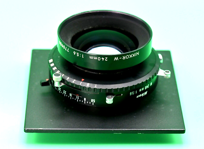 NIKKOR-W 240mm f5.6 ワイドニッコール Nikon Nikkor-W 240mm f/5.6 Clean Large Format, Rare | eBay