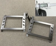 FOR 1992-2000 LEXUS SC300 400 HEAVY DUTY RACING SEAT BRACKET ADAPTER BLACK PAIR