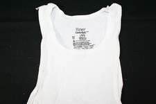 940X06 Hanes BU372C Ultimate ComfortSoft White Tank Undershirt 5-Pack LG