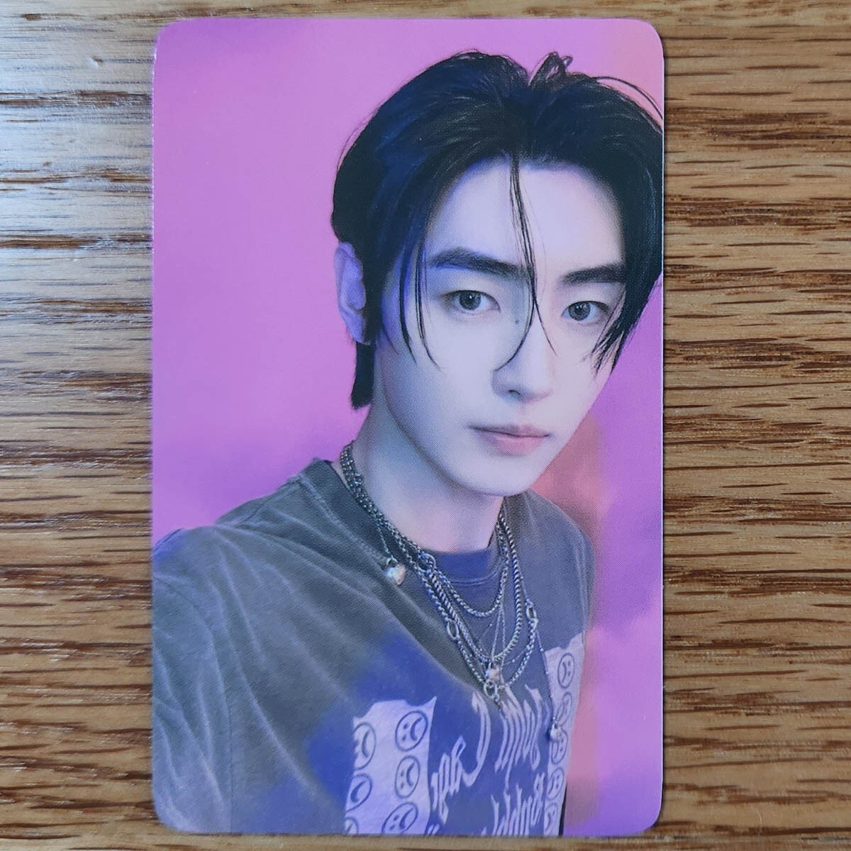 Sunghoon Official Powerstation Lucky Draw Photocard Enhypen Orange