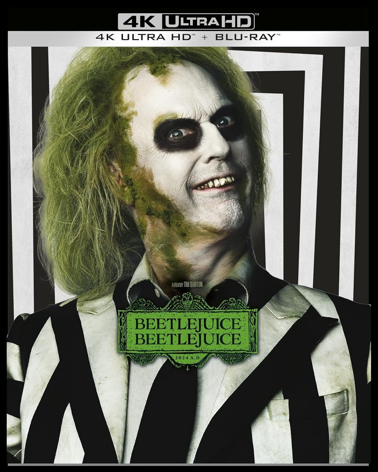 BEETLEJUICE BEETLEJUICE  STEELBOOK 3   4K ULTRA HD + BL
