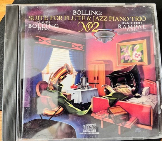 Claude Bolling: Suite No. 2 For Flute & Jazz Piano Trio (Bolling/ Rampal) CD CBS