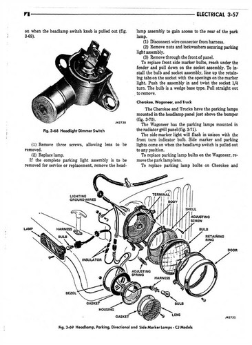 1974 Jeep CJ Wrangler Scrambler Shop Service Repair Manual Engine Drivetrain OEM - Picture 4 of 5