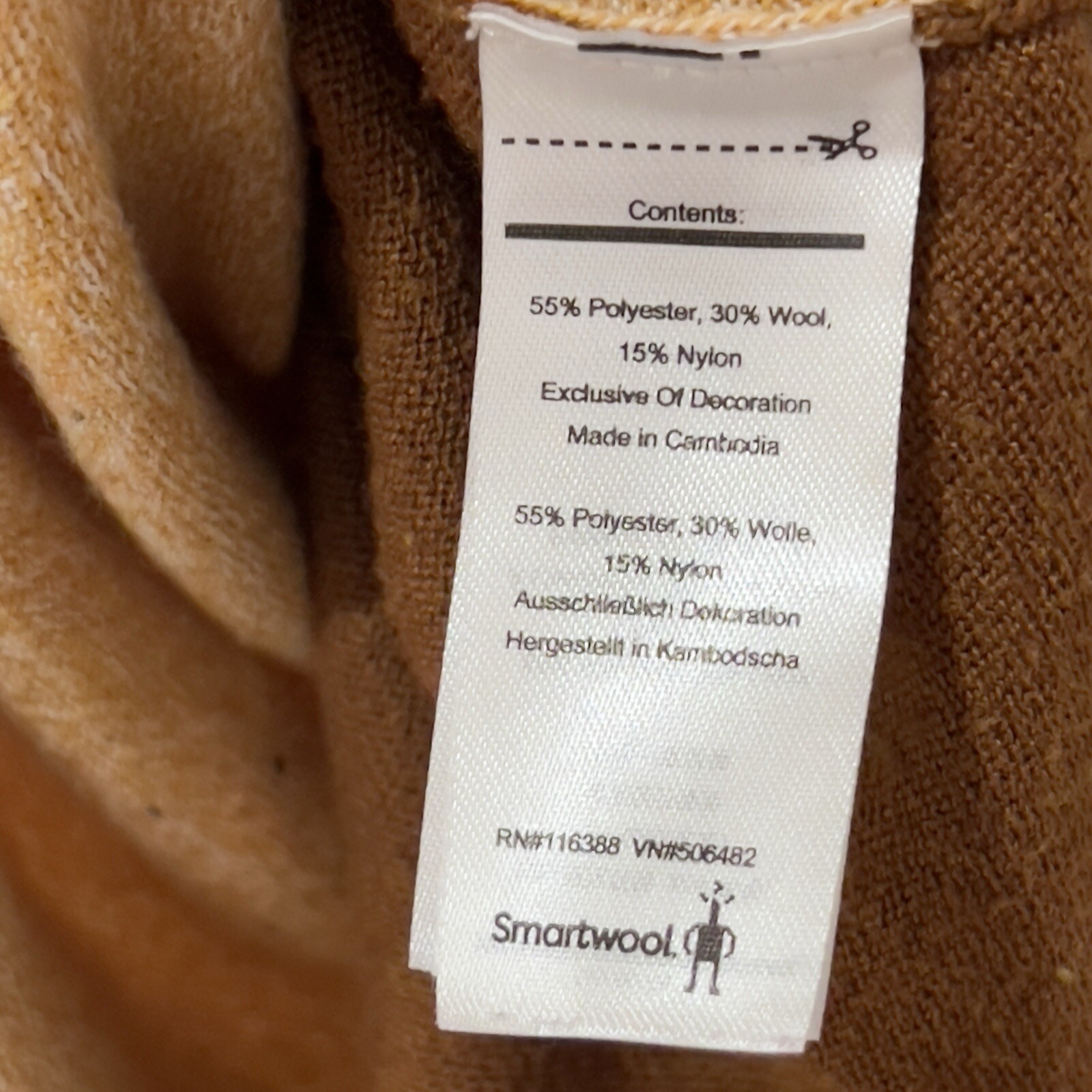 Smartwool Crew Neck Knit Shadow Pine Colorblock P… - image 4