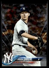 2018 Topps 497 Chasen Shreve New York Yankees Memorial Day Camo 15/25