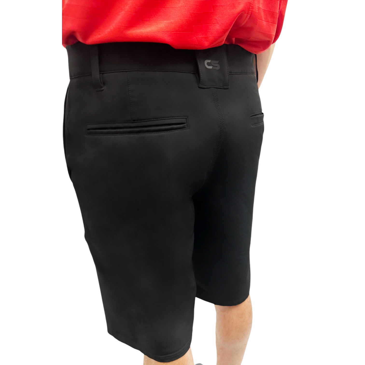 Mens Long Golf Shorts 11.5" Inseam Big Tall Quick Dry Stretch Elastic Waist 12"