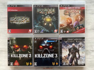 SONY PS3 Bioshock 2K Collection & 2 & Infinite & Killzone 2 3 & Quake Wars set