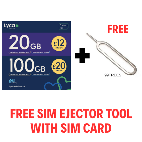 Lyca Sim Card PAYG Nano/Micro/Standard TRIO SIM CARD UK Pay As You Go
