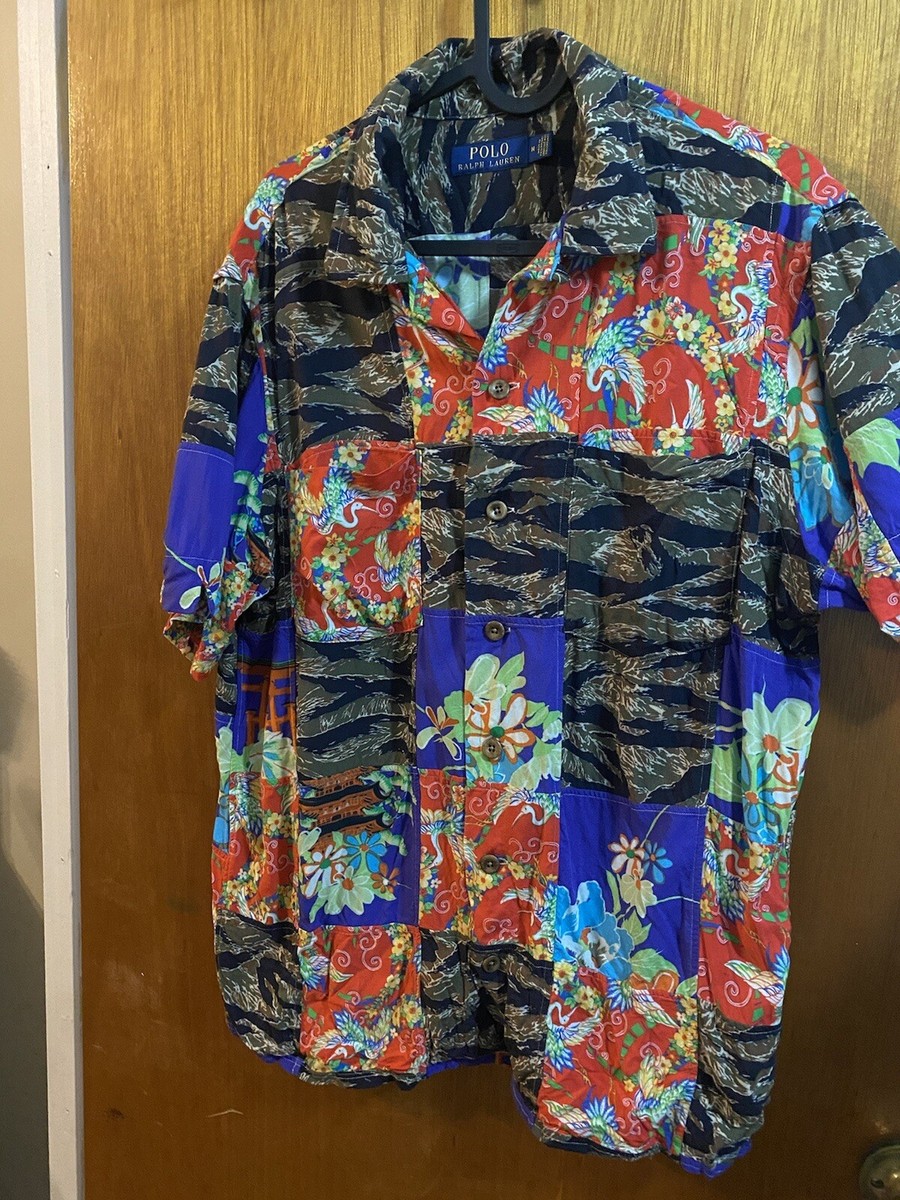Polo Ralph Lauren Tropical Floral Print Classic Fit Camp Shirt