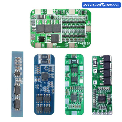 18650 Li-ion Li-ion Battery BMS Board Balance Protection PCB Board 2S-6S 3A-30A