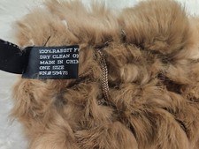 Cuello De Piel De Conejo Bufanda De Piel Para Mujer, Bufandas