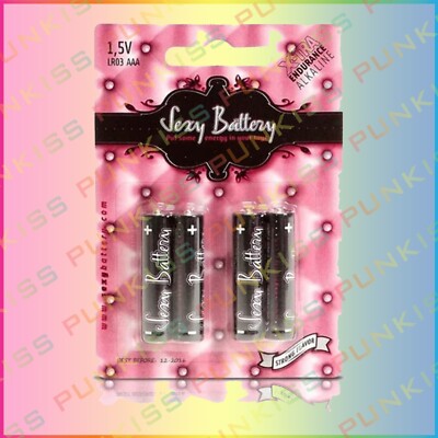 Sexy Battery Adult Toy Replacement Alkaline Batteries AAA/LR3 (4 Pack)