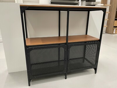 Ikea FJALLBO Shelf unit, black 39 3/8x37 3/8 Ikea FJALLBO Shelf unit, black 39 3/8x37 3/8