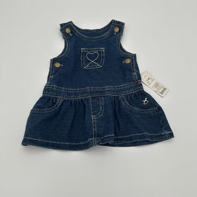 Faded Glory Denim Dress Faded Glory Baby Girl 3-6 Months