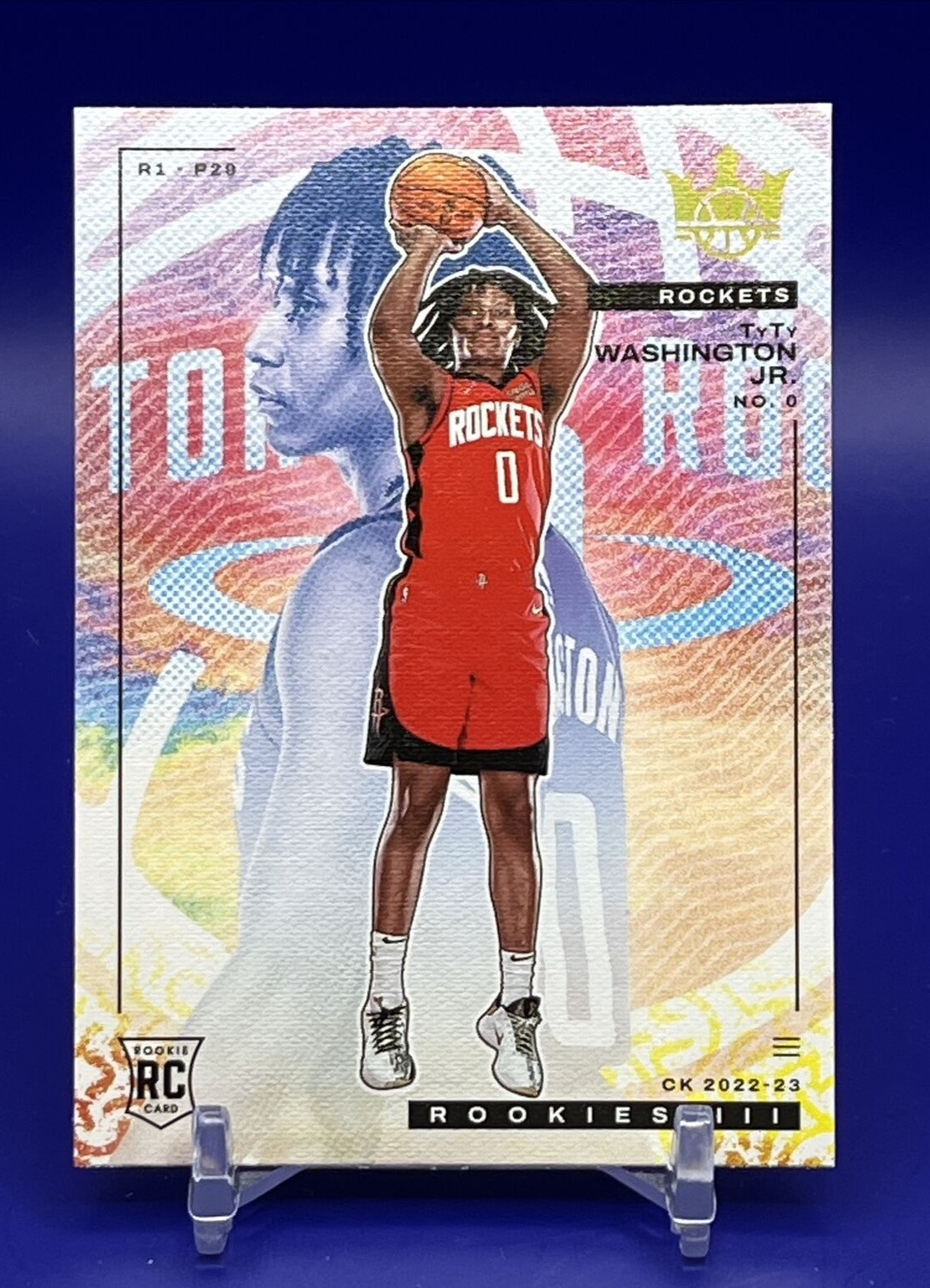 TYTY WASHINGTON JR 2022-23 Panini Court Kings #162 RARE ROOKIES Level III 3