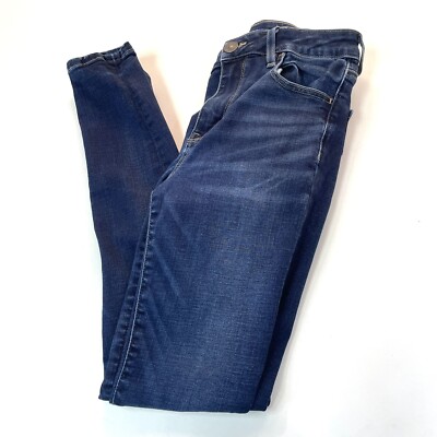 American Eagle Womens Jeans Size 6 Hi Rise Jegging Super Stretch Dark Wash #1060