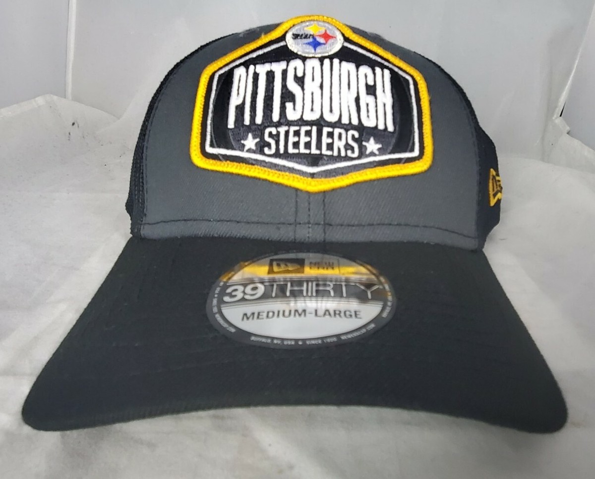 Pittsburgh Steelers New Era 2021 NFL Draft Trucker 39THIRTY Flex