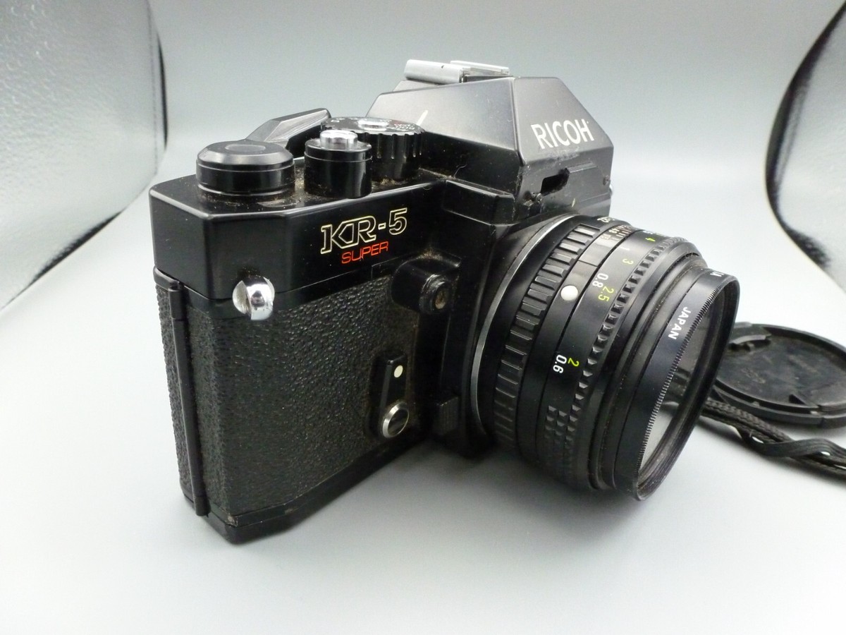 Ricoh KR 5 Super 35mm SLR Film Camera with 50mm f2 Lens **For