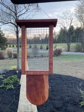    Handmade Suet Bird Feeder - Perfect for Woodpeckers   