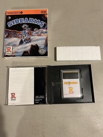 Side Arms TurboGrafx-16 1990 Game Complete Boxed TG16 Sidearms