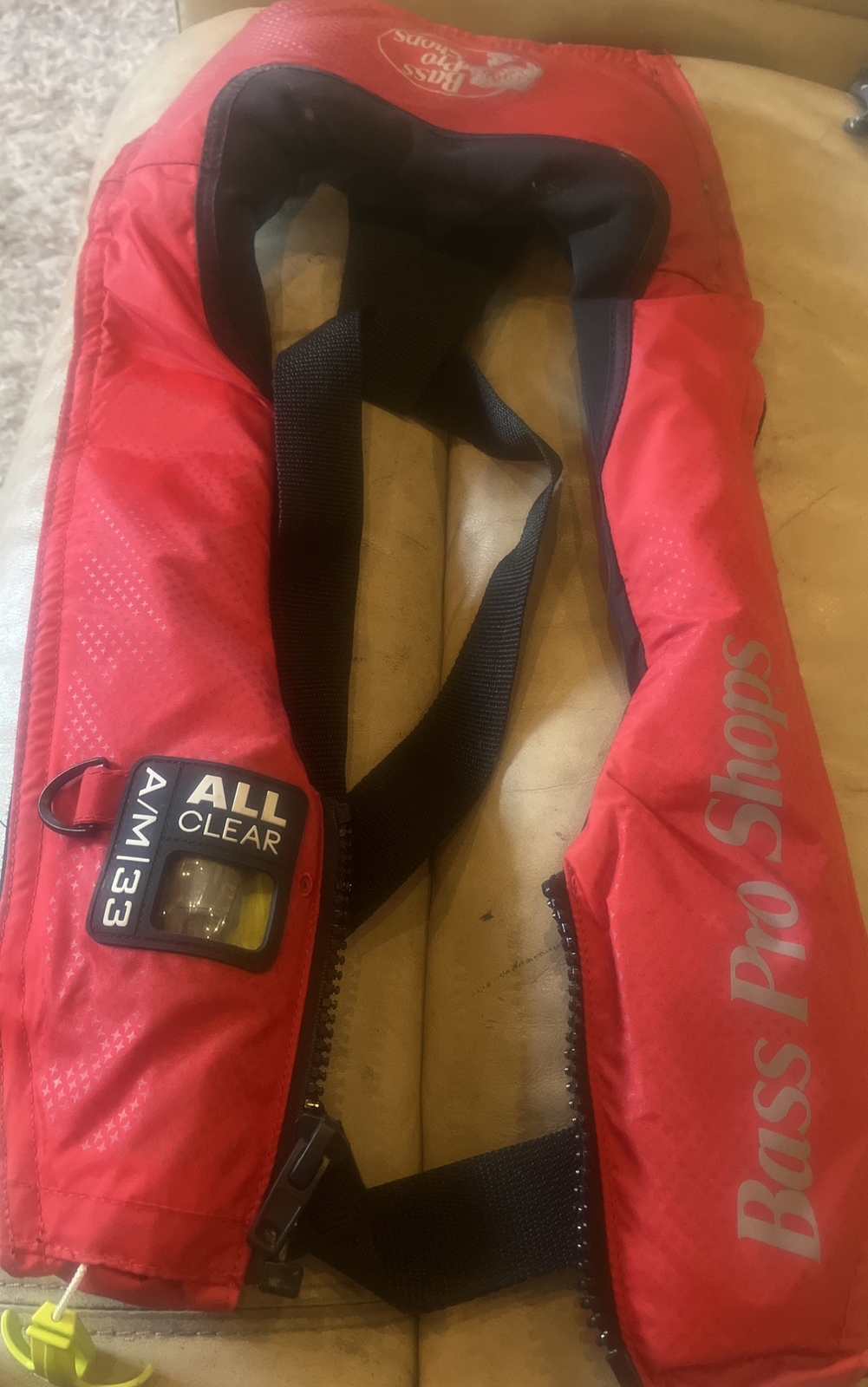 A/M33Automatic/Manual Inflatable Life Jacket bass, pro shop eBay