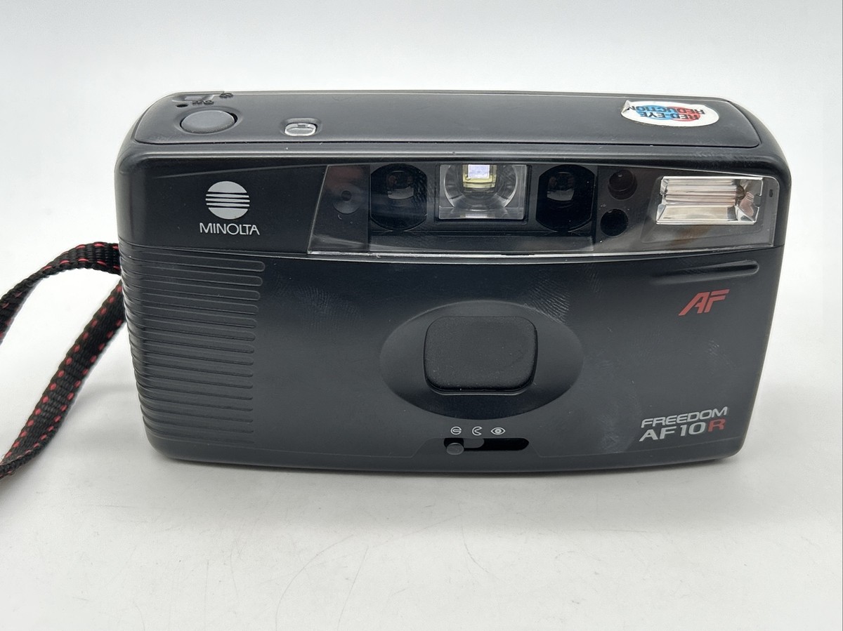 Minolta Freedom AF 10R Date - 35mm Film Camera Black Tested