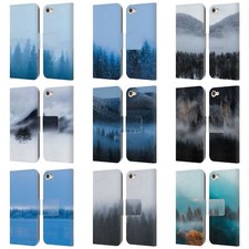 PATRIK LOVRIN MAGICAL FOGGY LANDSCAPE LEATHER BOOK CASE FOR APPLE iPOD TOUCH