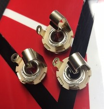 3X Genuine Switchcraft 1/4" Mono 2 Conductor Jack with Nut and Washer New 